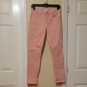 LOFT Blush Skinny Jeans for Women